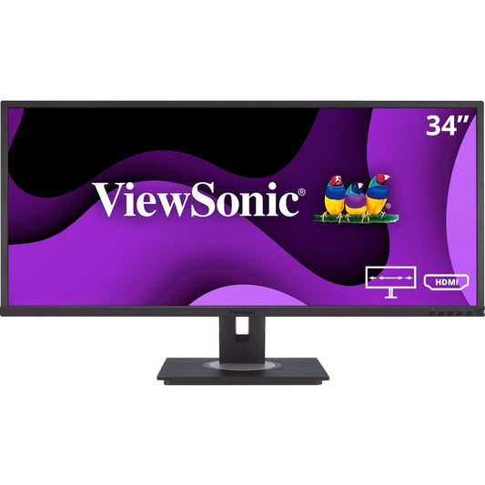 Moniteur LED ViewSonic Graphic VG3448 34" UWQHD - 21:9 - Noir VG3448