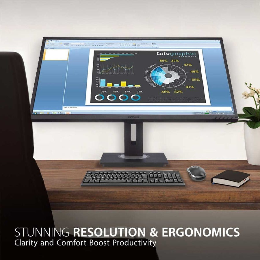 Moniteur LED ViewSonic Graphic VG3448 34" UWQHD - 21:9 - Noir VG3448