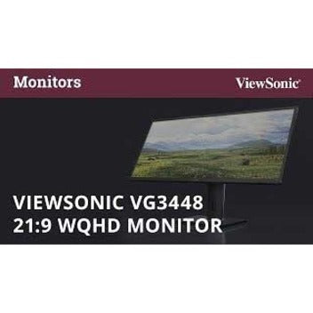Moniteur LED ViewSonic Graphic VG3448 34" UWQHD - 21:9 - Noir VG3448