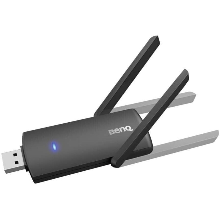 Adaptateur Wi-Fi double bande IEEE 802.11 a/b/g/n/ac BenQ TDY31 pour ordinateur de bureau/ordinateur portable/smartphone 5A.F7W28.DP1