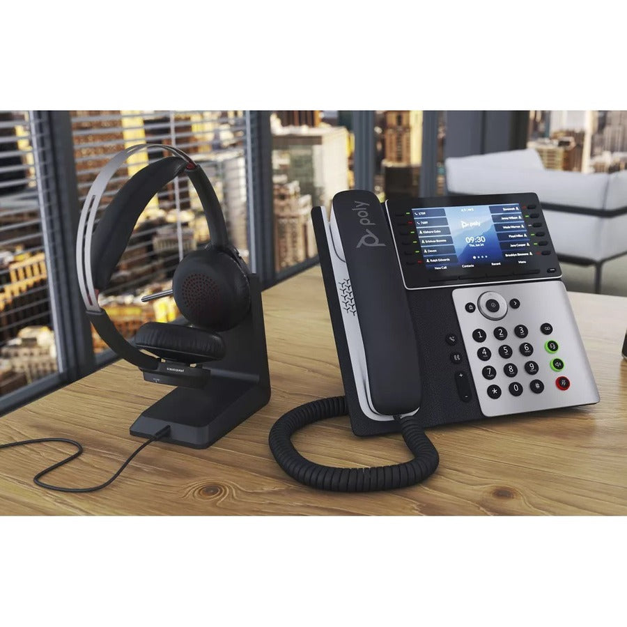 Téléphone IP Poly Edge E550 - Filaire - Filaire - NFC, Wi-Fi, Bluetooth - Bureau, Montage mural 2200-87050-025