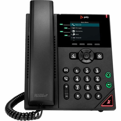 Téléphone IP Poly VVX 250 - Filaire - Filaire - Bureau, Montage mural - Noir 89B66AA#ABA
