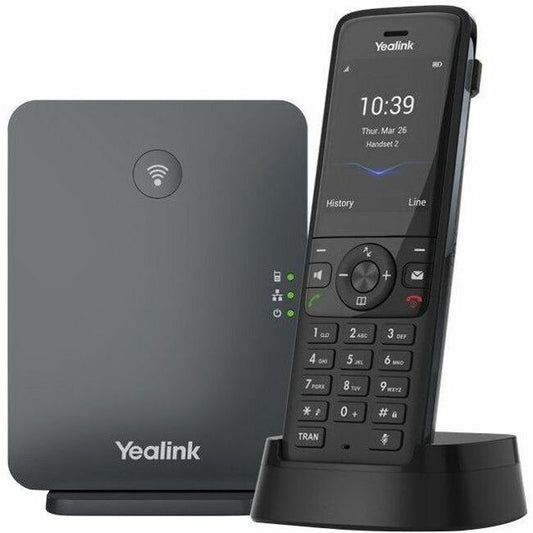 Téléphone IP Yealink W78P - Sans fil - Filaire - DECT - Bureau, Montage mural - Noir, Gris classique W78P
