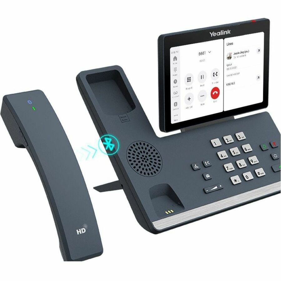 Téléphone IP Yealink MP58-ZOOM - Filaire - Filaire - Bluetooth, Wi-Fi - Montage mural, Bureau - Gris classique MP58-ZOOM