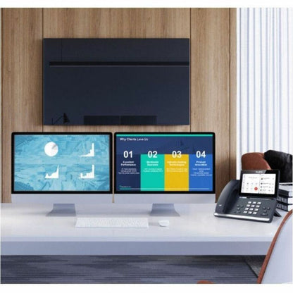 Téléphone IP Yealink MP58-ZOOM - Filaire - Filaire - Bluetooth, Wi-Fi - Montage mural, Bureau - Gris classique MP58-ZOOM