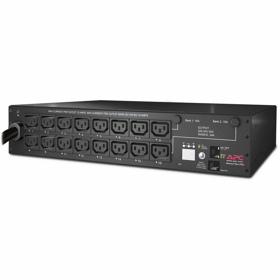 Unité de distribution d'alimentation en rack APC by Schneider Electric, commutée, 2U, 30 A, 208 V, (16) C13 AP7911B