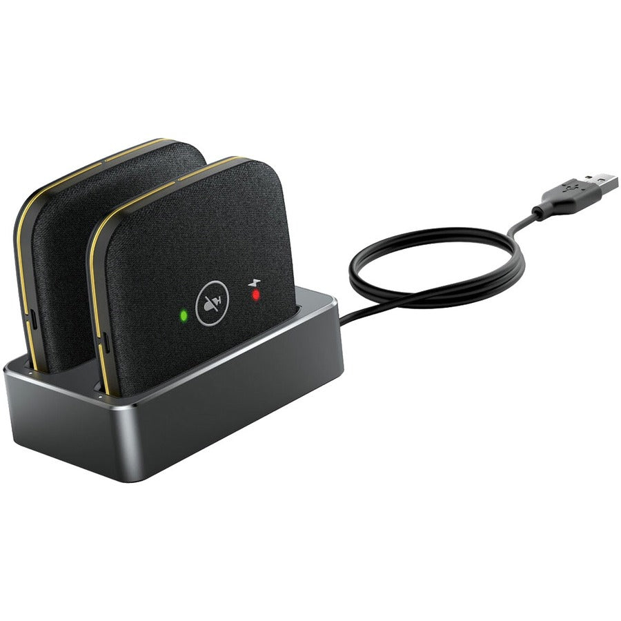 Microphone duplex intégral sans fil Yealink - Noir CPW65-DECT-DUO