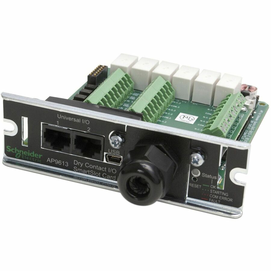 Carte SmartSlot E/S à contact sec APC by Schneider Electric AP9613
