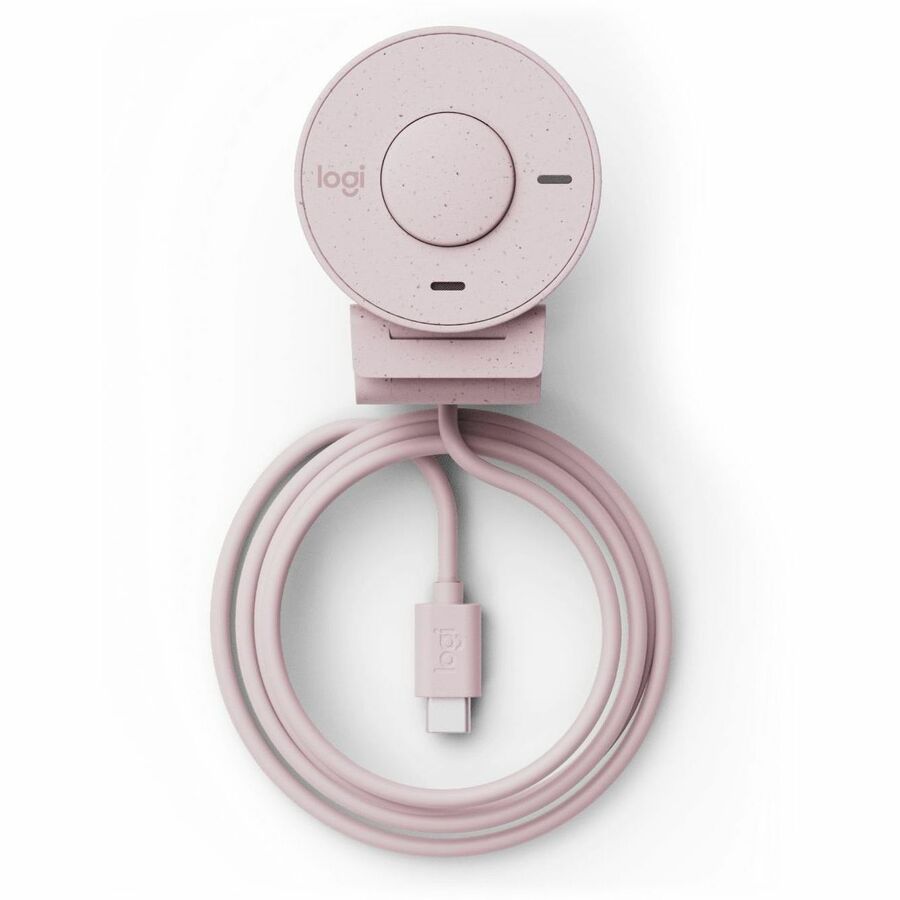 Webcam Logitech BRIO 305 - 2 mégapixels - 30 ips - Rose - USB Type C 960-001468
