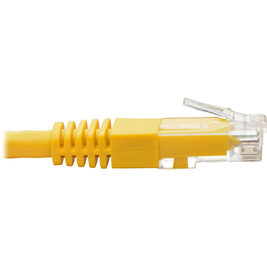 Câble de raccordement moulé Gigabit Cat6 Tripp Lite par Eaton (RJ45 M/M), jaune, 1,5 m N200-005-YW