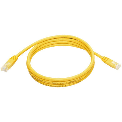 Câble de raccordement moulé Gigabit Cat6 Tripp Lite par Eaton (RJ45 M/M), jaune, 1,5 m N200-005-YW