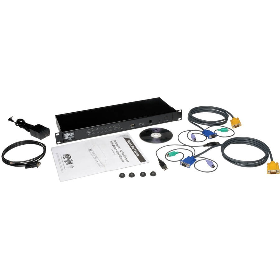 Commutateur KVM IP à montage en rack 1U 16 ports Tripp Lite par Eaton NetDirector B022-U16-IP