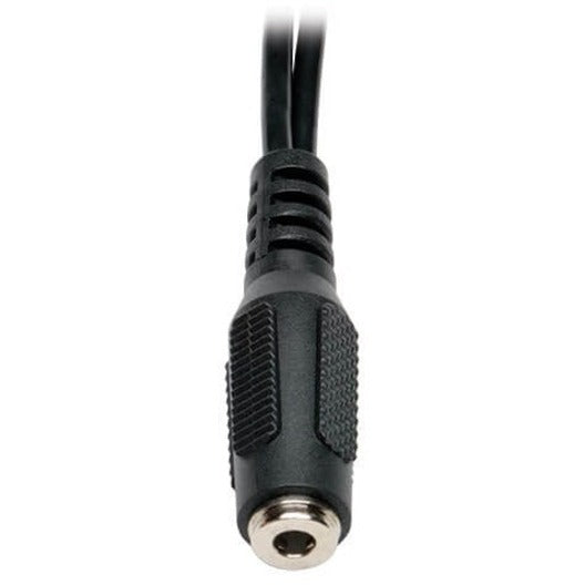 Tripp Lite 6in 4-Position Female to 3x2-Position Male Audio Headset Splitter Adapter 3.5mm 6" P318-06N-FMM