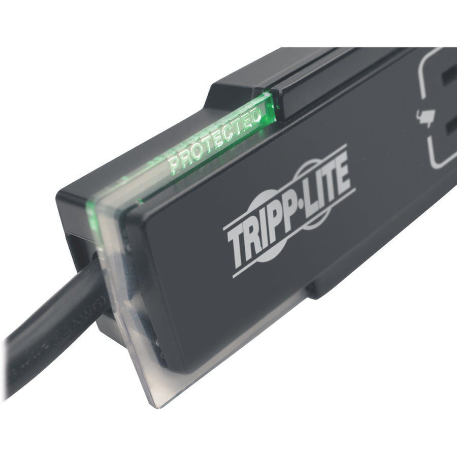 Parasurtenseur/protecteur de surtension à 6 prises Tripp Lite par Eaton Protect It! TLP606SSTELB