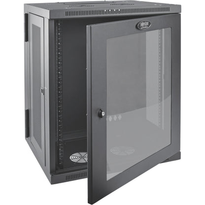 Armoire de montage en rack 15U à profil bas et profondeur de commutateur SmartRack de Tripp Lite par Eaton SRW15USG SRW15USG