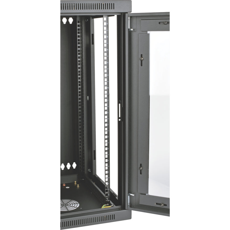 Armoire de montage en rack 15U à profil bas et profondeur de commutateur SmartRack de Tripp Lite par Eaton SRW15USG SRW15USG