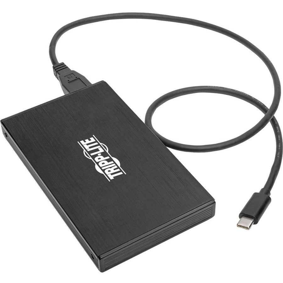 Boîtier de disque dur Tripp Lite by Eaton U457-025-CG2 - Interface hôte USB 3.1 - Prise en charge UASP externe - Noir U457-025-CG2