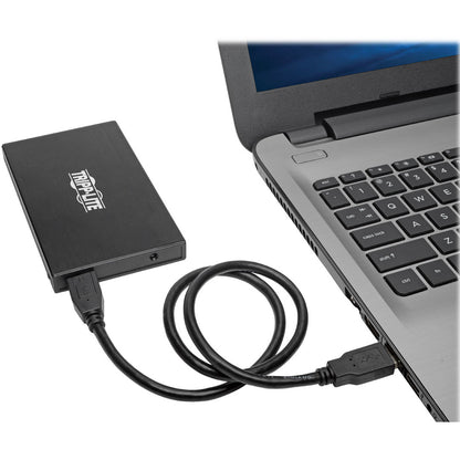Boîtier de disque dur Tripp Lite by Eaton U457-025-CG2 - Interface hôte USB 3.1 - Prise en charge UASP externe - Noir U457-025-CG2