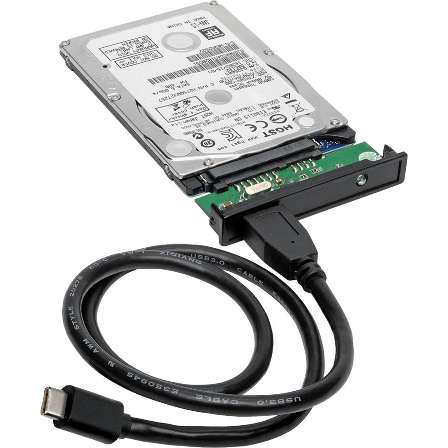 Boîtier de disque dur Tripp Lite by Eaton U457-025-CG2 - Interface hôte USB 3.1 - Prise en charge UASP externe - Noir U457-025-CG2