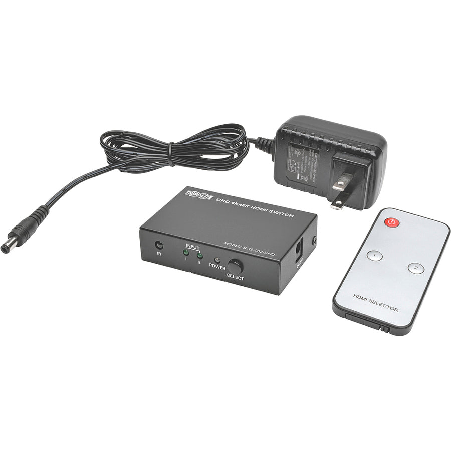 Tripp Lite by Eaton B119-002-UHD 2-Port HDMI Switch B119-002-UHD