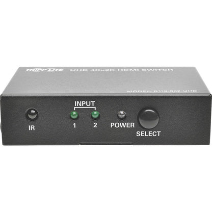 Tripp Lite by Eaton B119-002-UHD 2-Port HDMI Switch B119-002-UHD