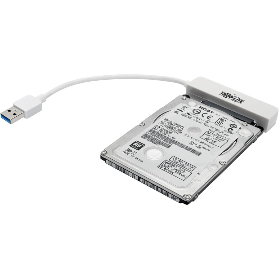 Tripp Lite by Eaton U338-06N-SATA-W Câble adaptateur USB 3.0 SuperSpeed ​​vers SATA III Blanc U338-06N-SATA-W