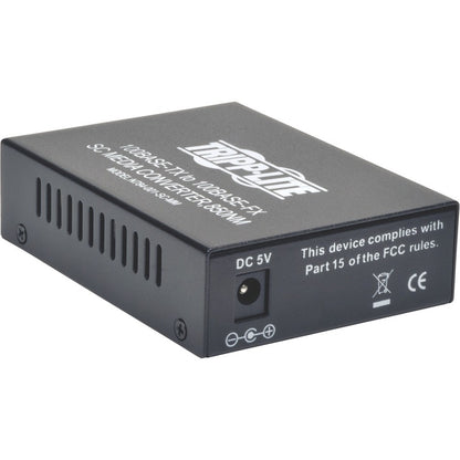 Convertisseur de média multimode 10/100 SC Tripp Lite par Eaton, 550 M, 850 nm N784-001-SC-MM