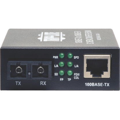 Convertisseur de média multimode 10/100 SC Tripp Lite par Eaton, 550 M, 850 nm N784-001-SC-MM