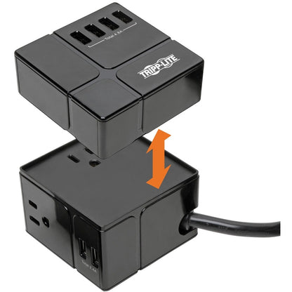 Tripp Lite by Eaton Protect It! TLP366CUBEUSBB Surge Suppressor/Protector TLP366CUBEUSBB