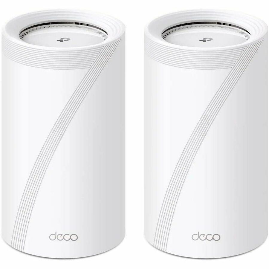 Routeur sans fil Ethernet Wi-Fi 7 IEEE 802.11be Deco BE85 BE22000 de TP-Link DECO BE85 (LOT DE 2)