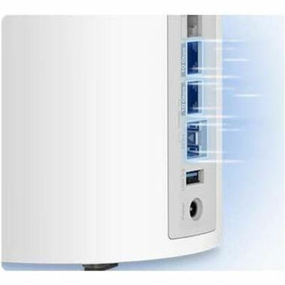 Routeur sans fil Ethernet Wi-Fi 7 IEEE 802.11be Deco BE85 BE22000 de TP-Link DECO BE85 (LOT DE 2)