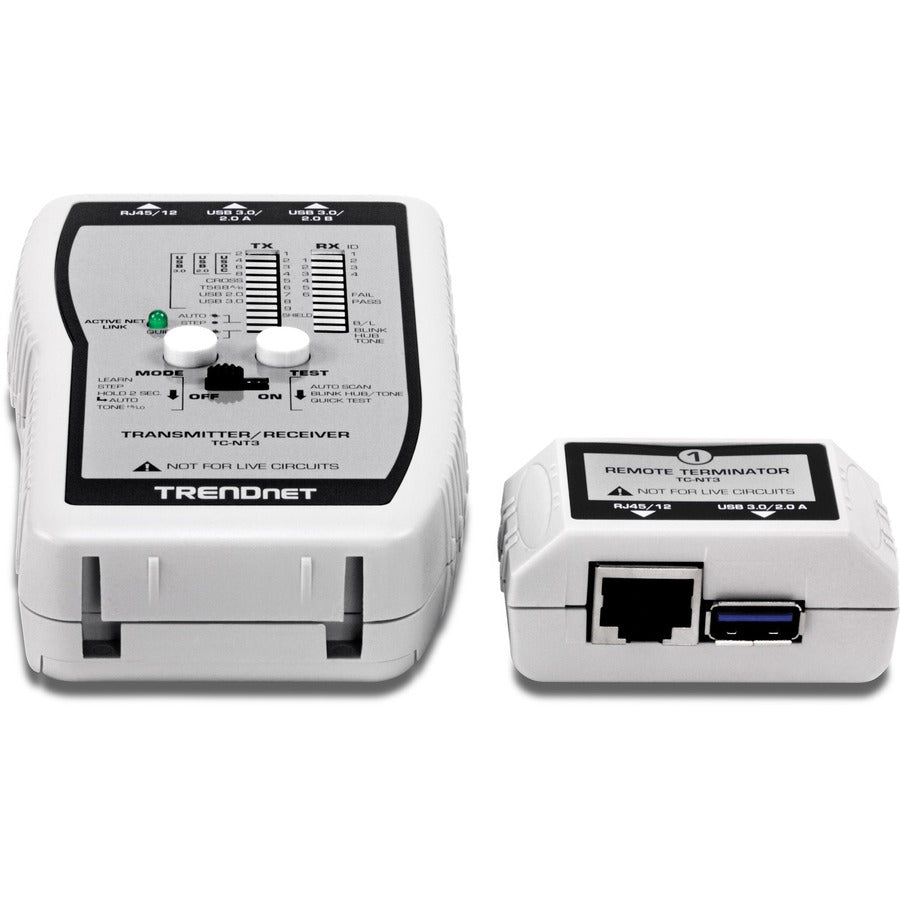 TRENDnet VDV and USB Cable Tester, TC-NT3 TC-NT3