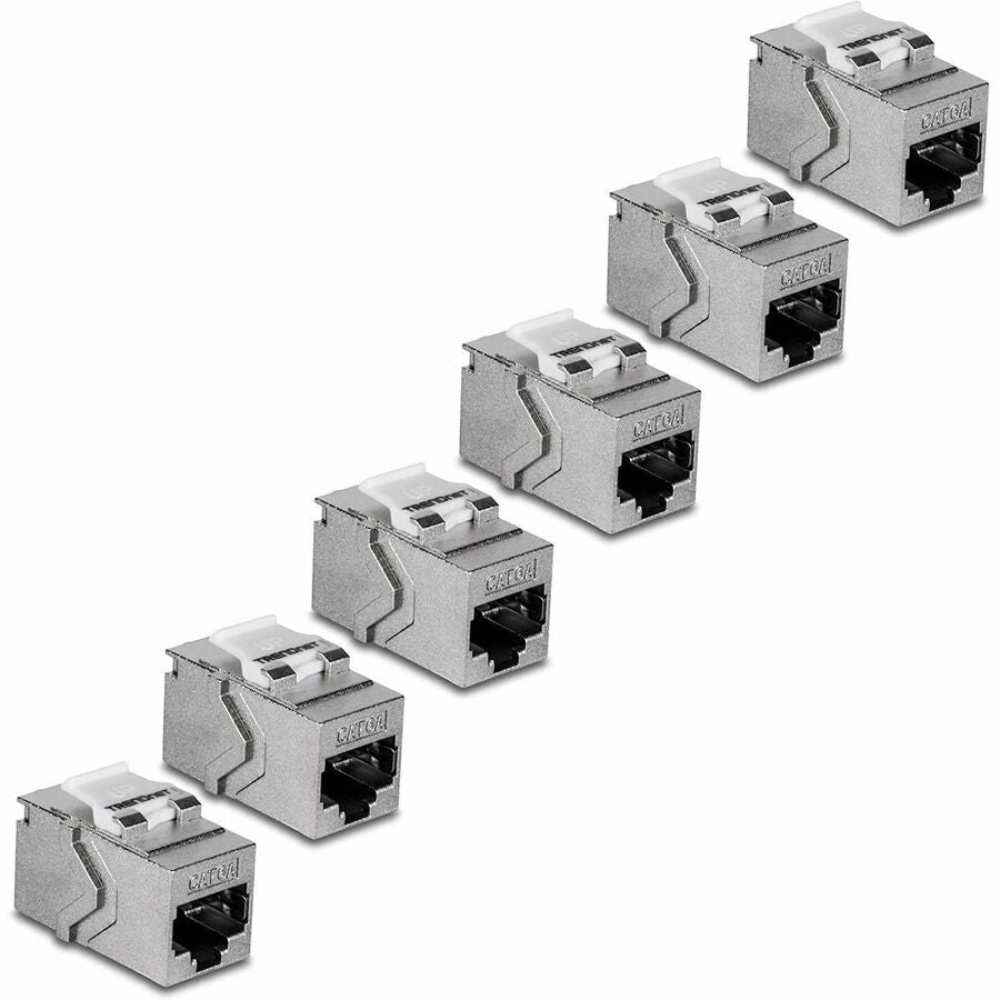 Coupleur en ligne TRENDnet Cat6A RJ-45 Keystone (lot de 6) TC-KC06C6A