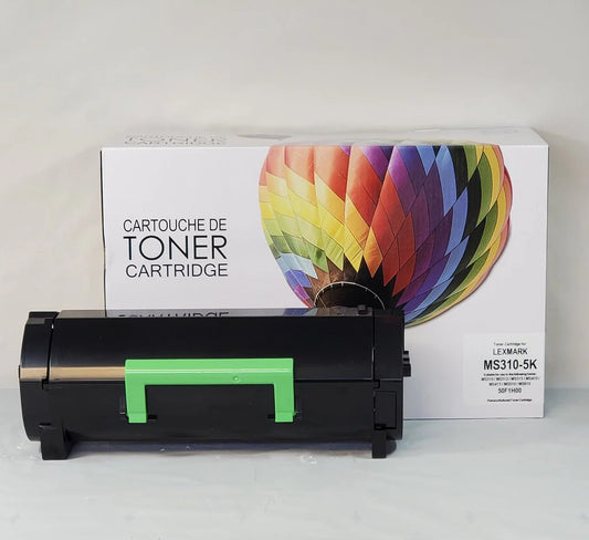 Cartouche de toner compatible Lexmark 50F1H00 - Noir - Marque Balloon