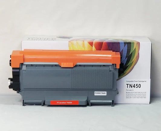 Cartouche de toner compatible Brother TN450 - Noir - Marque Balloon