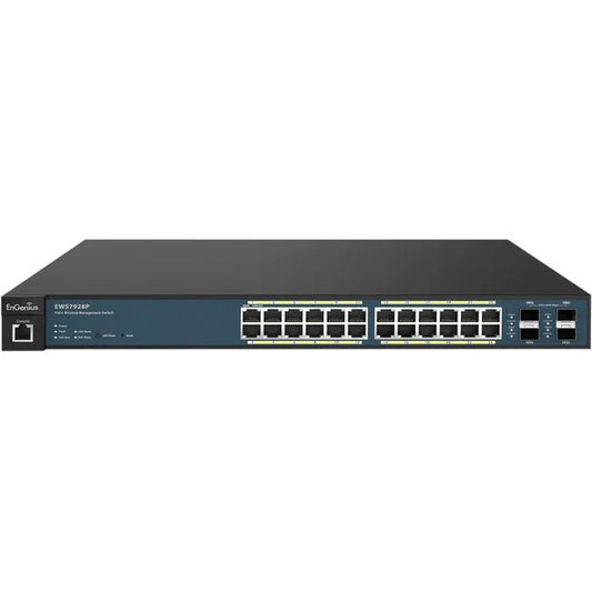 Commutateur de gestion sans fil Gigabit PoE+ 24 ports de la série EnGenius Neutron avec 4 ports SFP EWS7928P