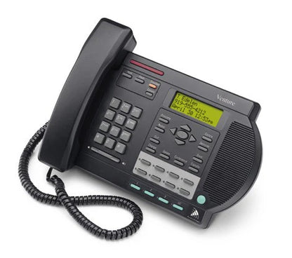 Téléphone analogique à 3 lignes (TAD) Nortel/Aastra Venture - Noir - Remis à neuf
