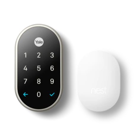 Serrure de porte Nest x Yale - Nickel satiné