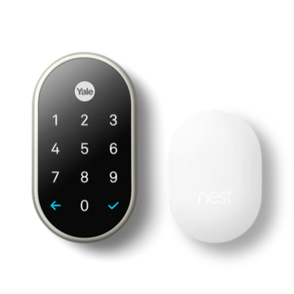 Serrure de porte Nest x Yale - Nickel satiné