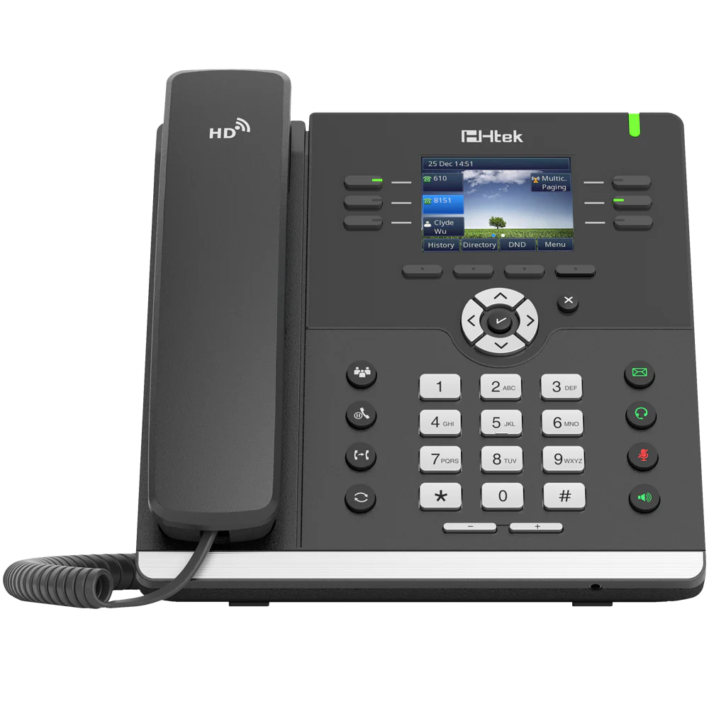 Téléphone IP couleur Gigabit Htek UC923