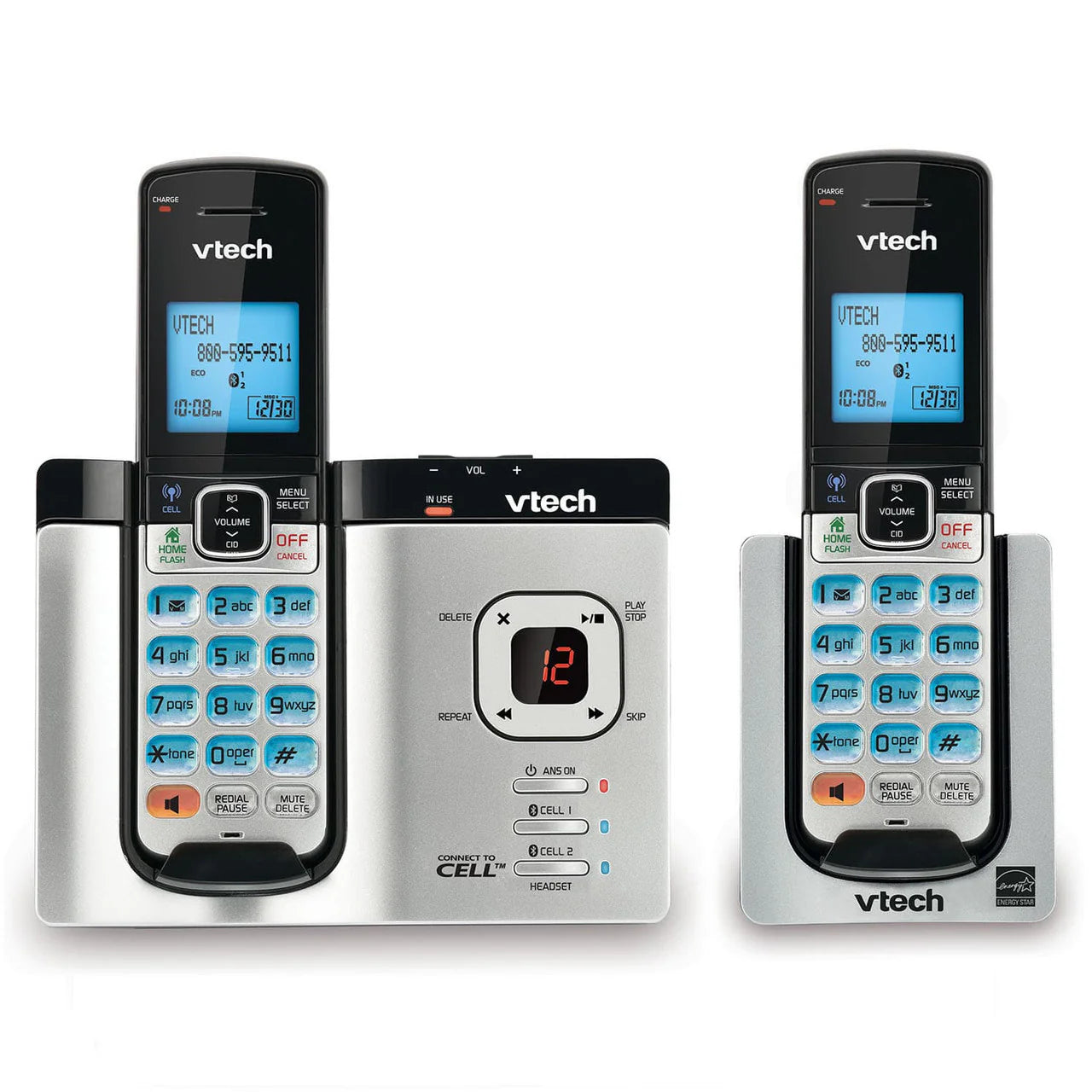 Combiné VTECH 2 Connect to Cell™ avec identification de l'appelant/appel en attente