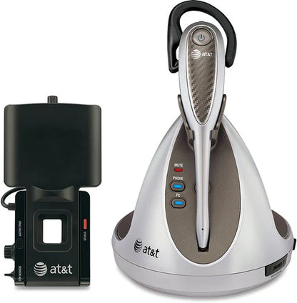 Casque sans fil AT&amp;T DECT 6.0 avec gestionnaire d'appels softphone et levier de décrochage du combiné