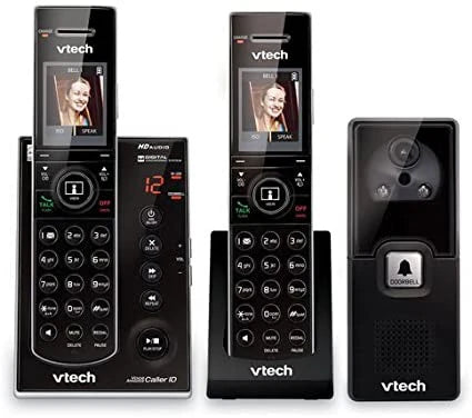 Système de réponse à 2 combinés VTECH avec sonnette audio/vidéo
