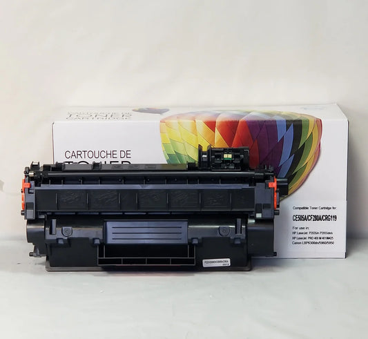 Cartouche de toner compatible HP CE505A - Noir - Marque Balloon