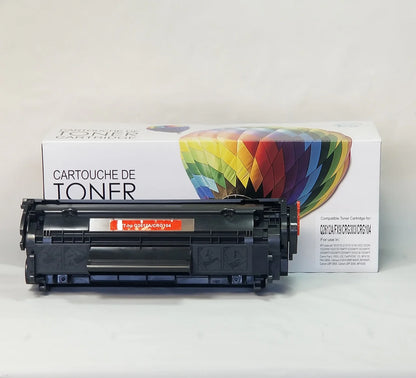Cartouche de toner compatible HP Q2612A - Noir - Marque Balloon