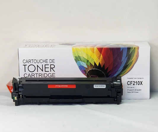 Cartouche de toner haute capacité compatible HP CF210X - Noir - Marque Balloon