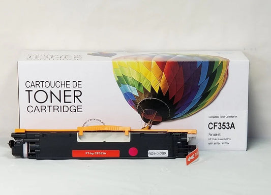 Cartouche de toner compatible HP CF353A - Magenta - Marque Balloon