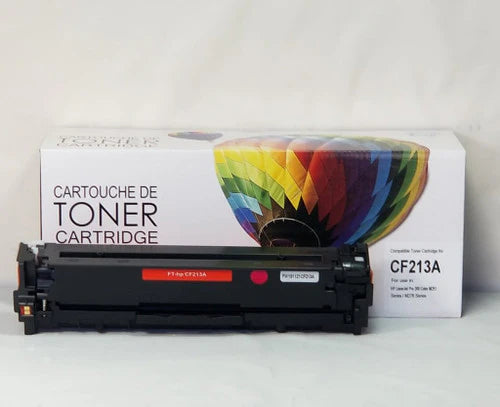 Cartouche de toner compatible HP CF213A - Magenta - Marque Balloon