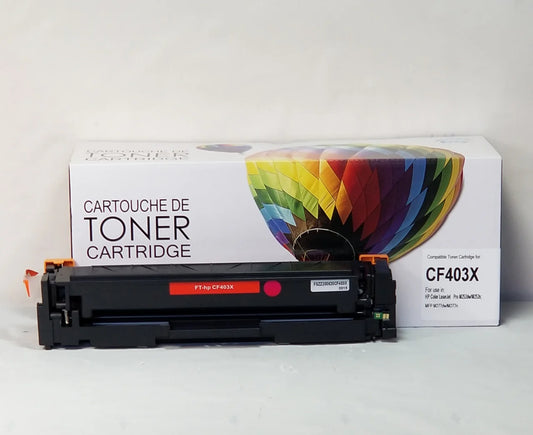 Cartouche de toner compatible HP CF403X - Magenta - Marque Balloon