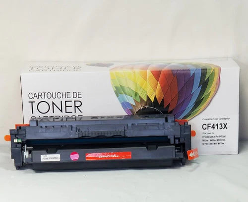 Cartouche de toner compatible HP CF413X - Magenta - Marque Balloon